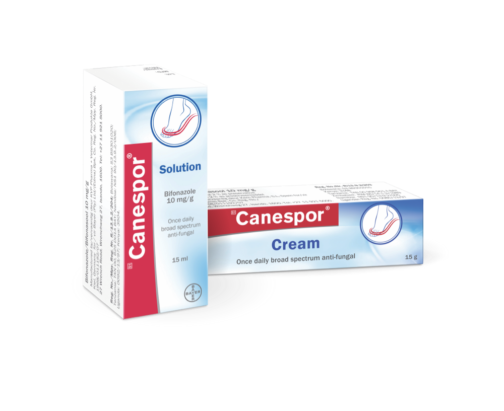 Canesten Bifonazole Cream and Solution for Athlete’s Foot